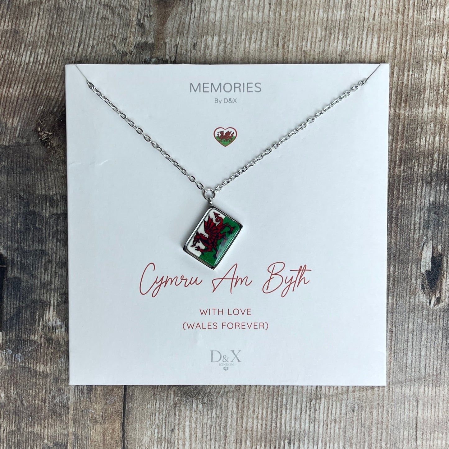 Welsh Flag Necklace