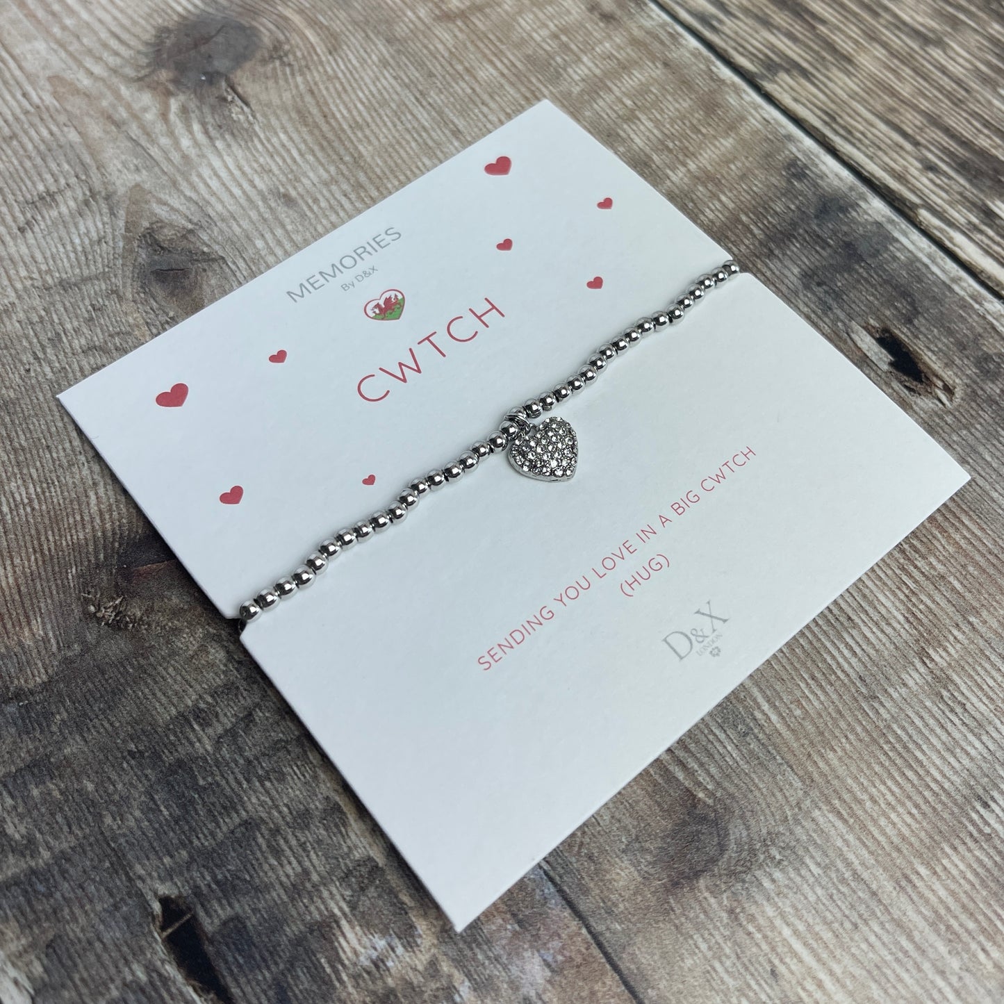 Cwtch Heart Bracelet