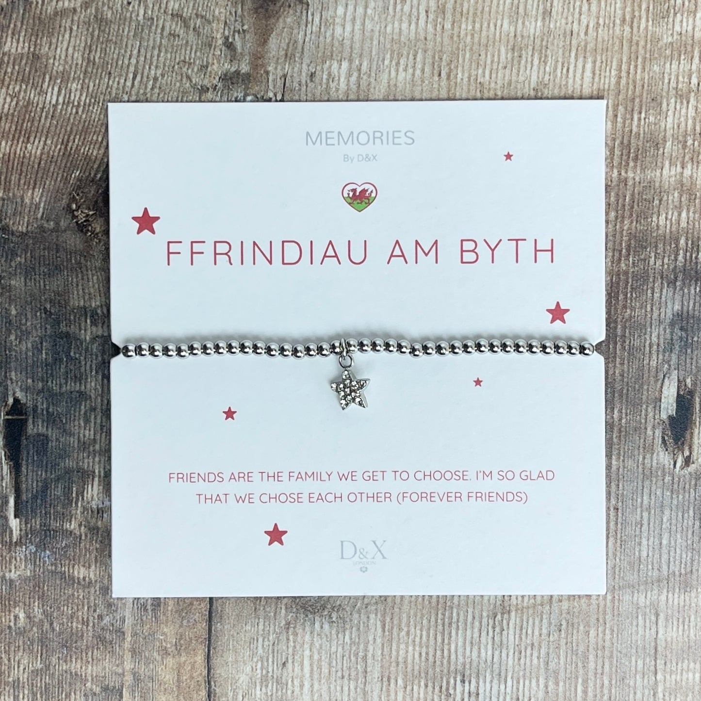 Ffrindiau Am Byth Star Bracelet