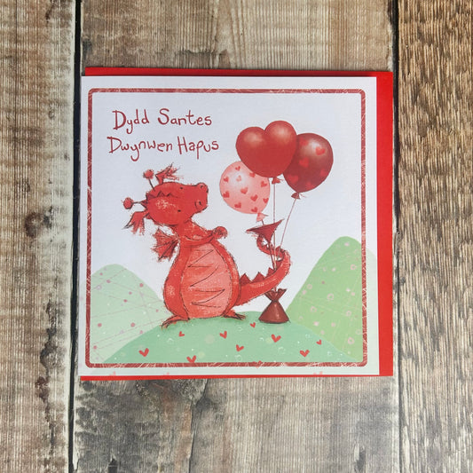 Santes Dwynwen Dragon Card