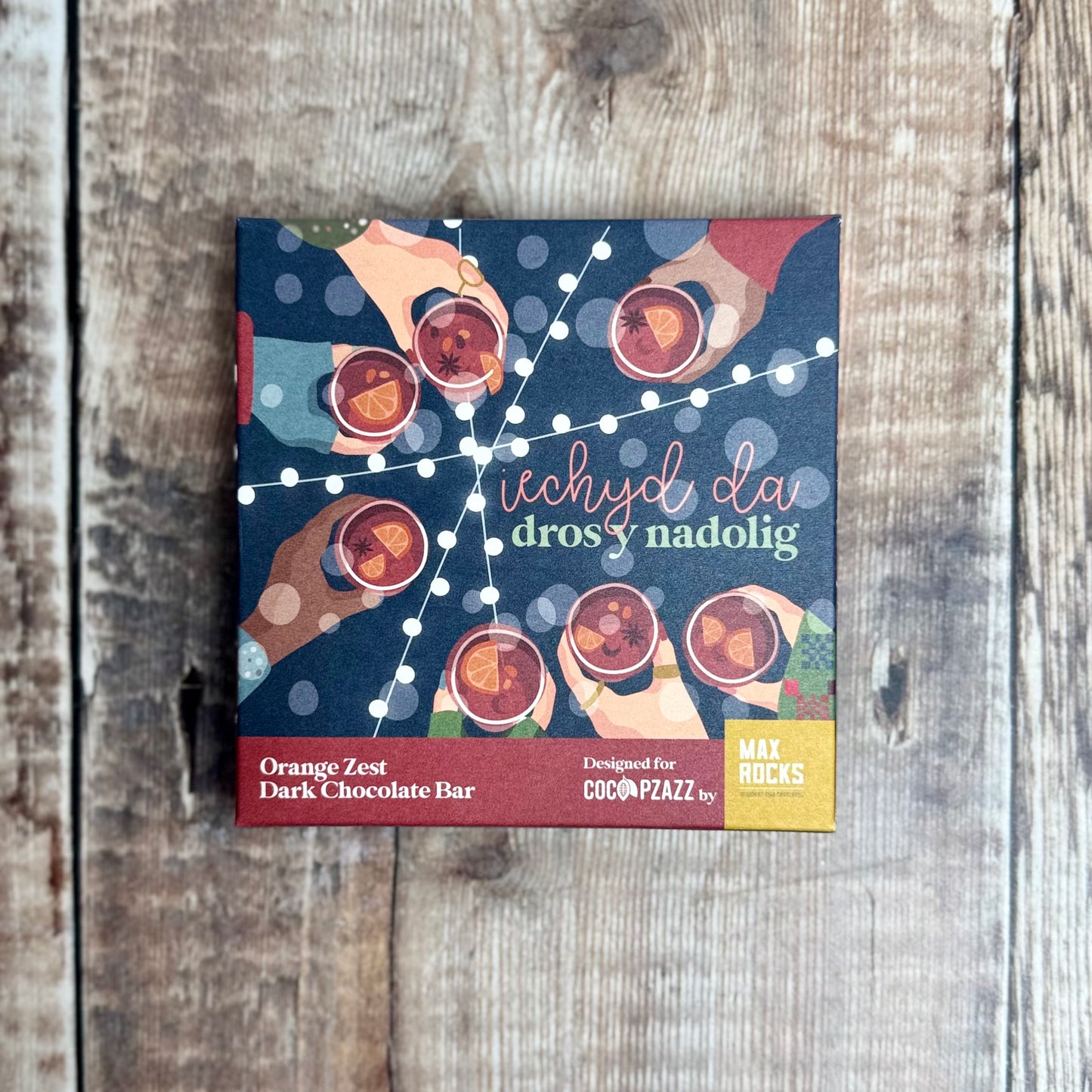 Christmas Zesty Orange & Dark Chocolate Bar