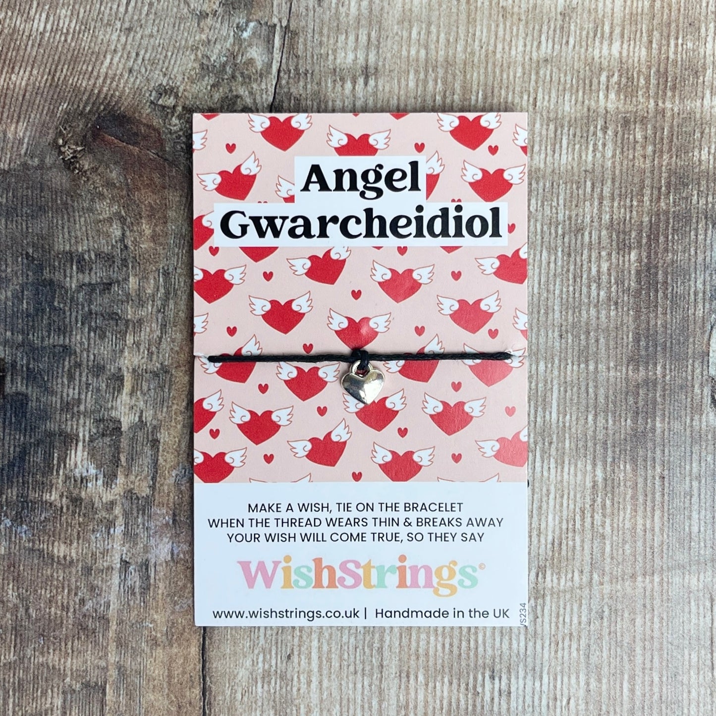 Guardian Angel Keepsake String Bracelet
