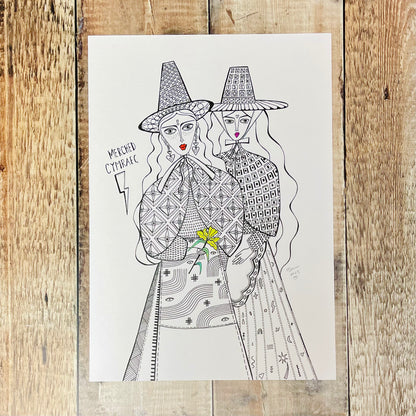 Two Welsh Ladies Welsh Art Print