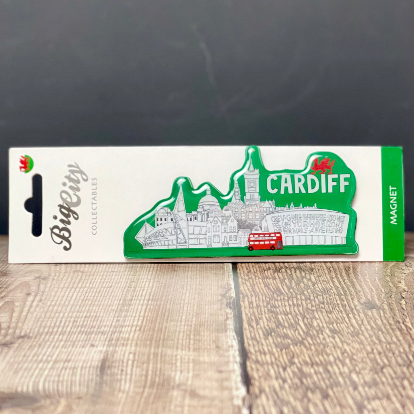 Long Cardiff City Magnet