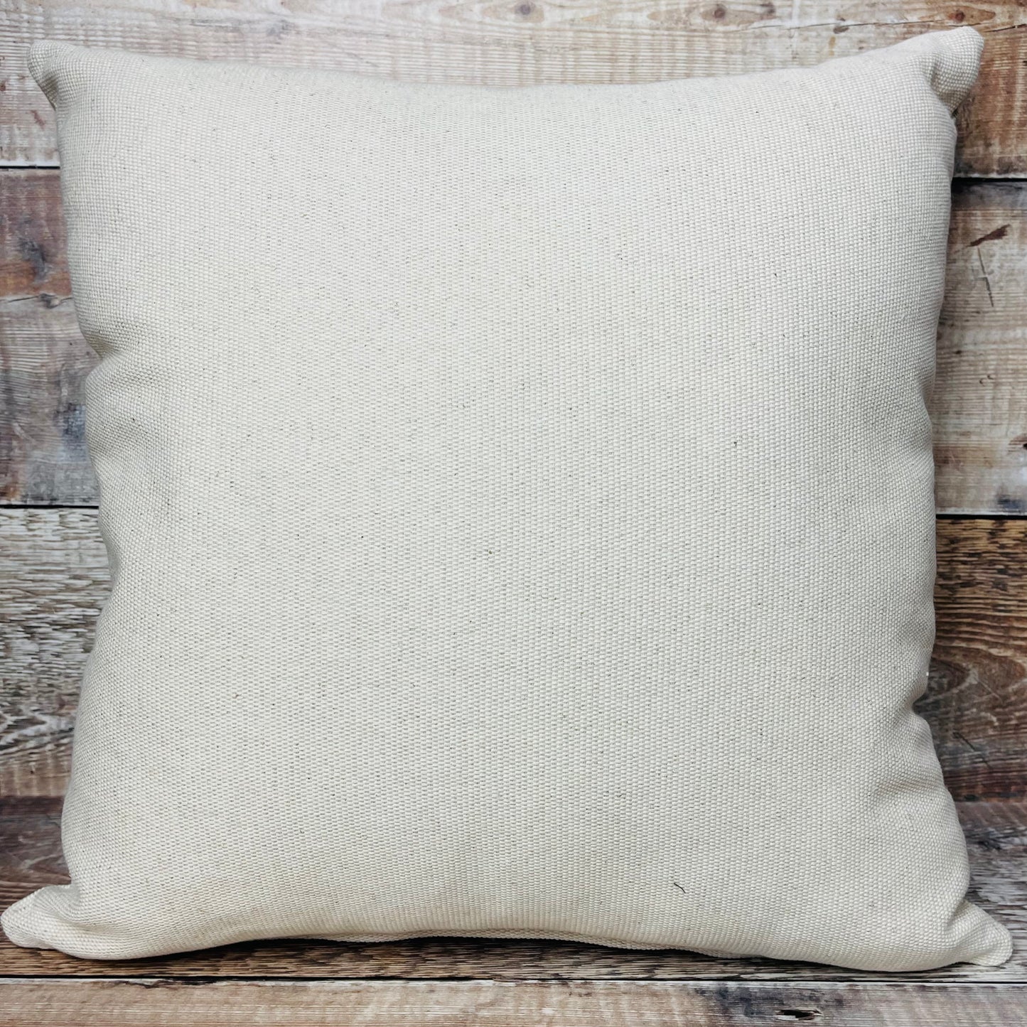 Square Cream Tapestry Print Cushion