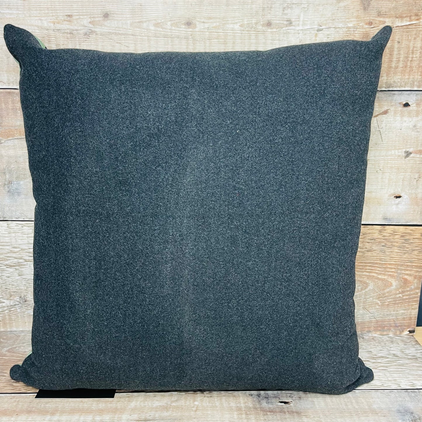 Green Lovespoon Print Cushion