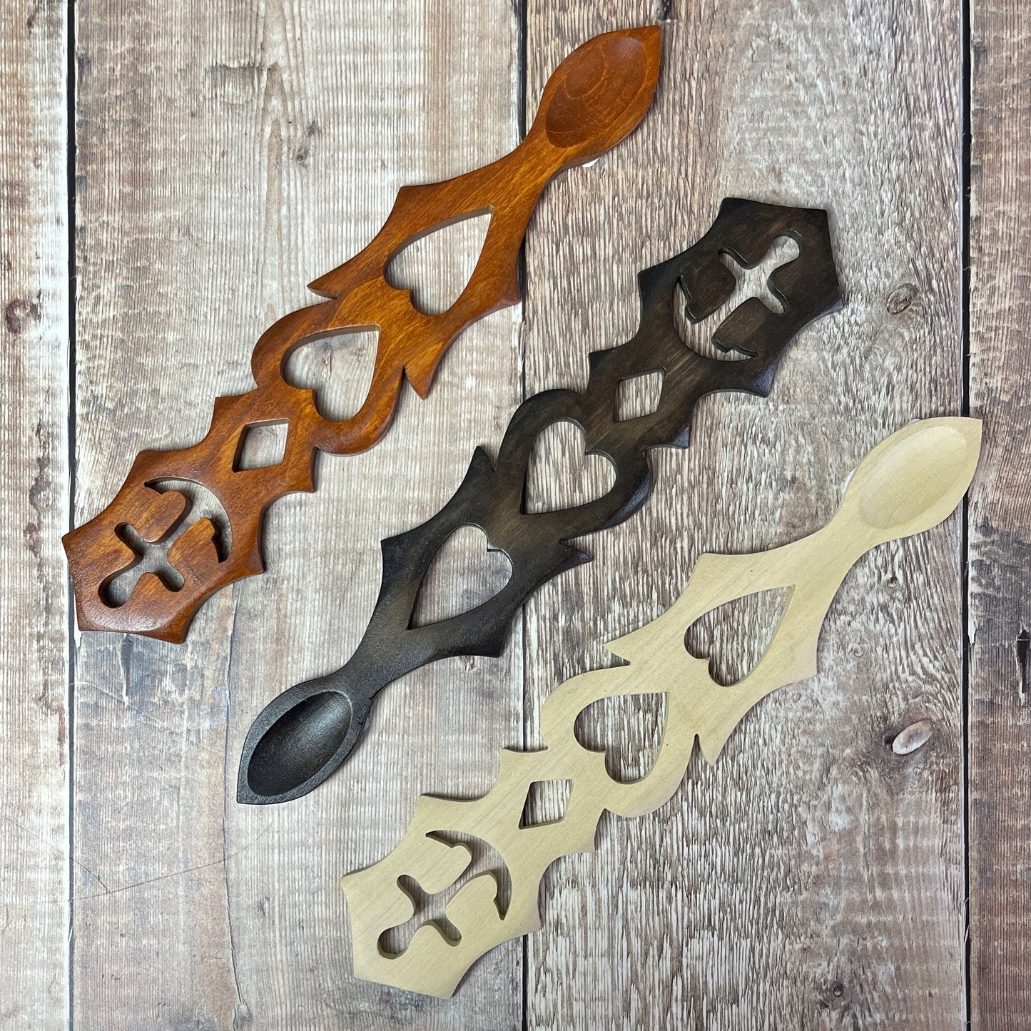 Extra Large Anchor Lovespoon - Medium Tone