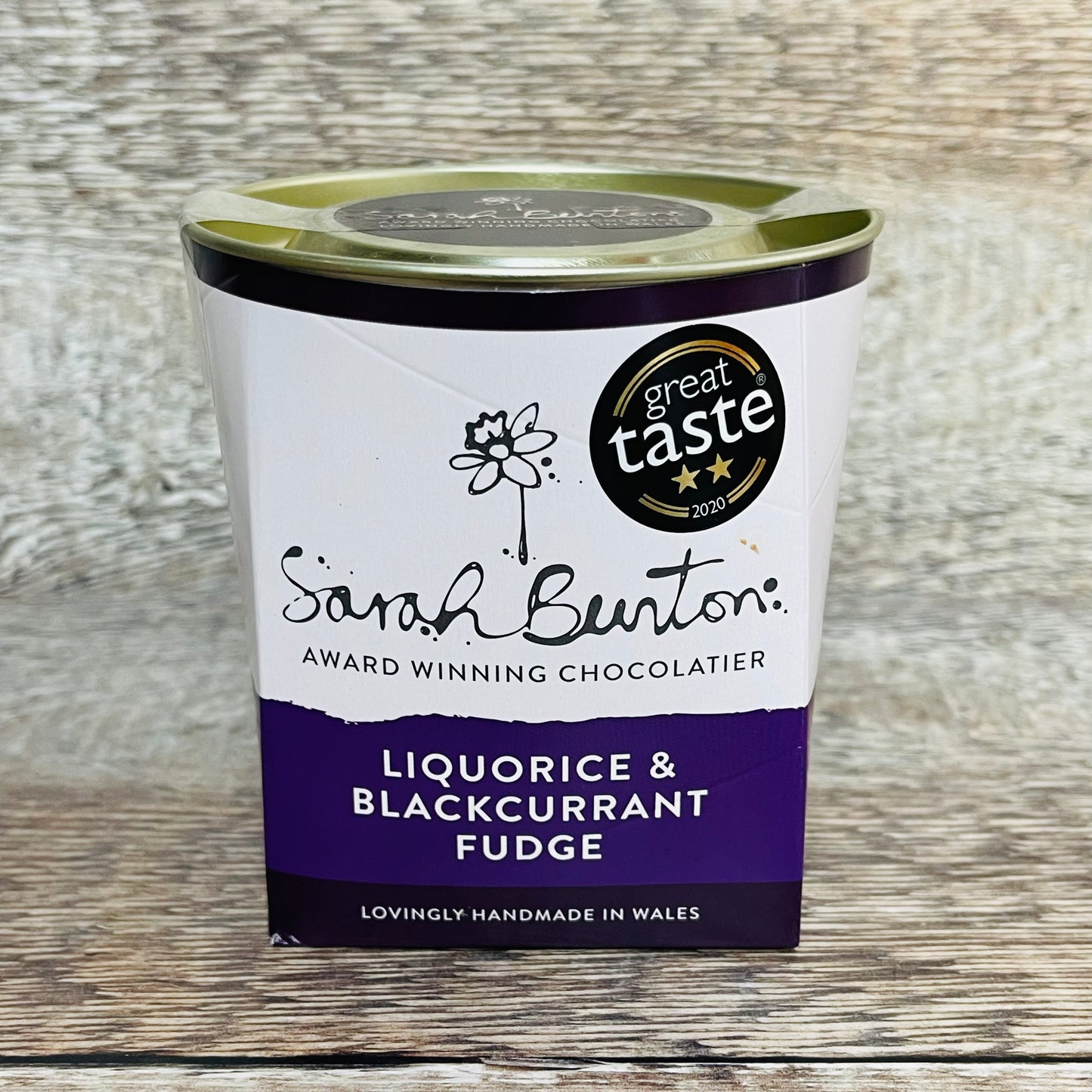 Handmade Welsh Liquorice and Blackcurrant Fudge