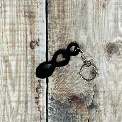 Lovespoon Keyring - Dark Tone