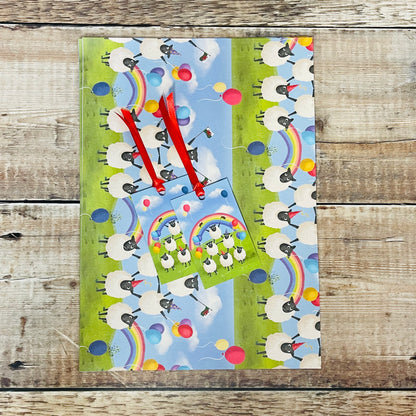 Sheep Gift Wrap and Tags Set