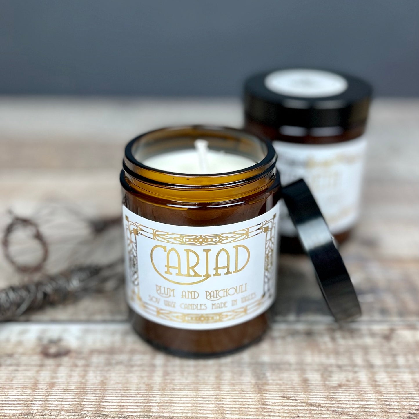 Cariad Single wick Candle