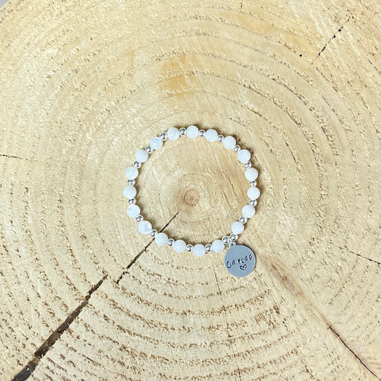 Cariad Mother Of Pearl Bracelet