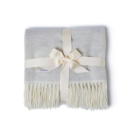 Merino Cloud Baby Blanket by Tweedmill
