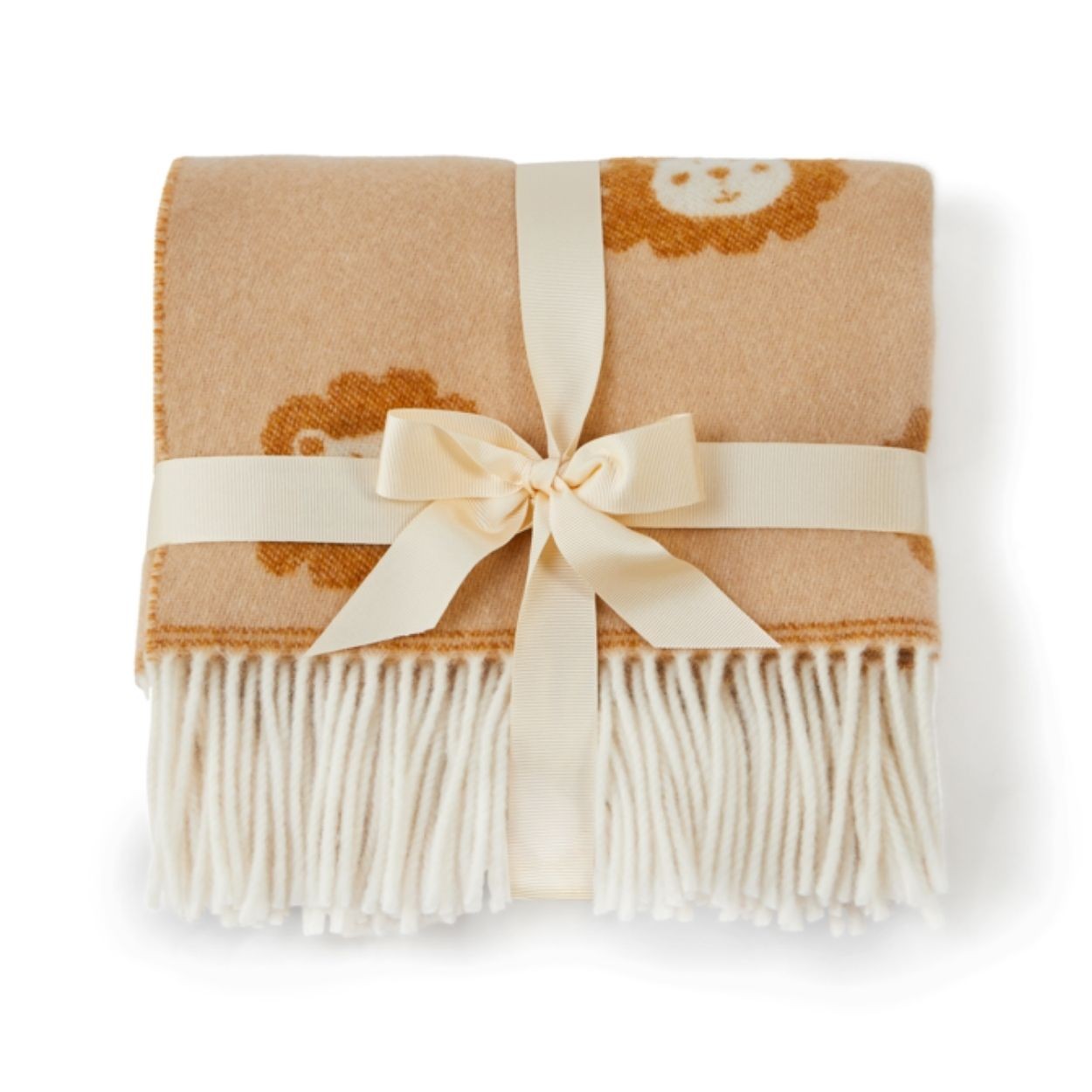 Merino Lion Baby Blanket by Tweedmill