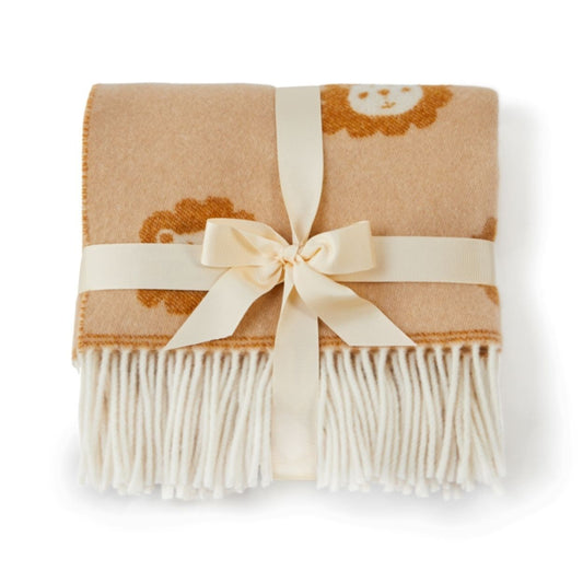 Merino Lion Baby Blanket by Tweedmill