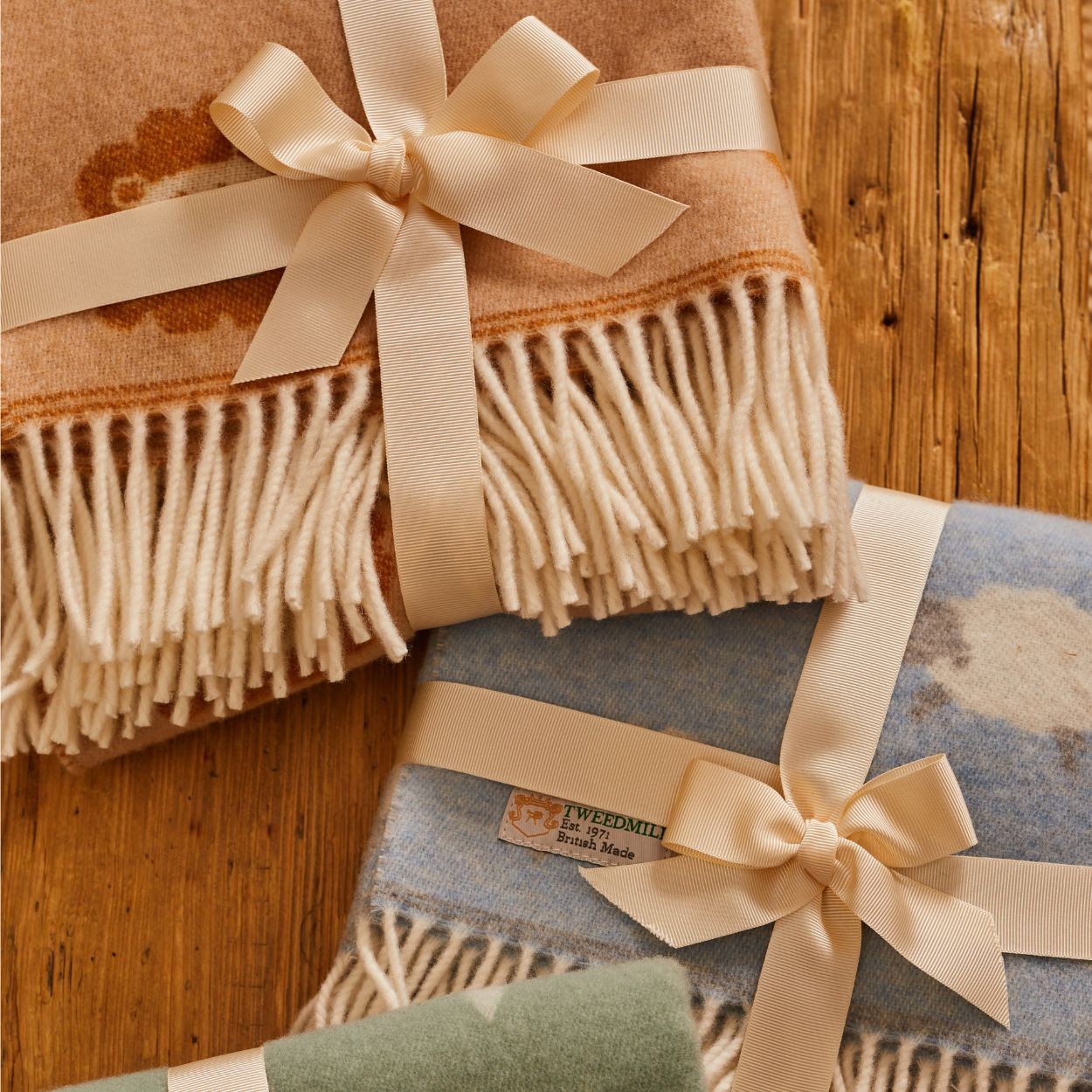 Merino Lion Baby Blanket by Tweedmill