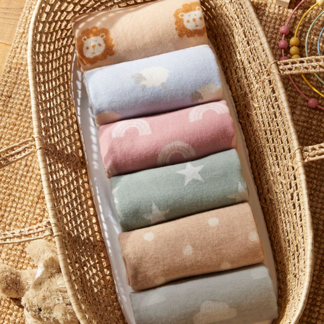 Merino Spot Baby Blanket by Tweedmill