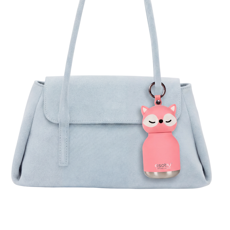 Mini Bestie Pink Fox Water Bottle