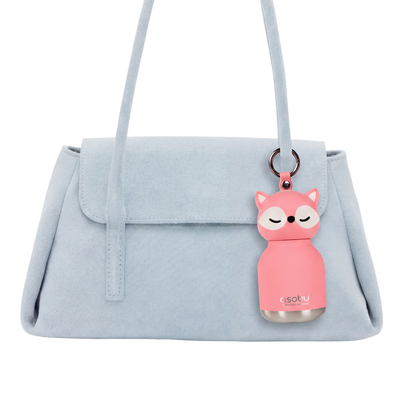 Mini Bestie Pink Fox Water Bottle