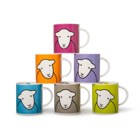 Purple Herdy Hello Mug