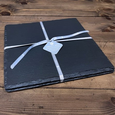 Square Welsh Slate Placemat Set