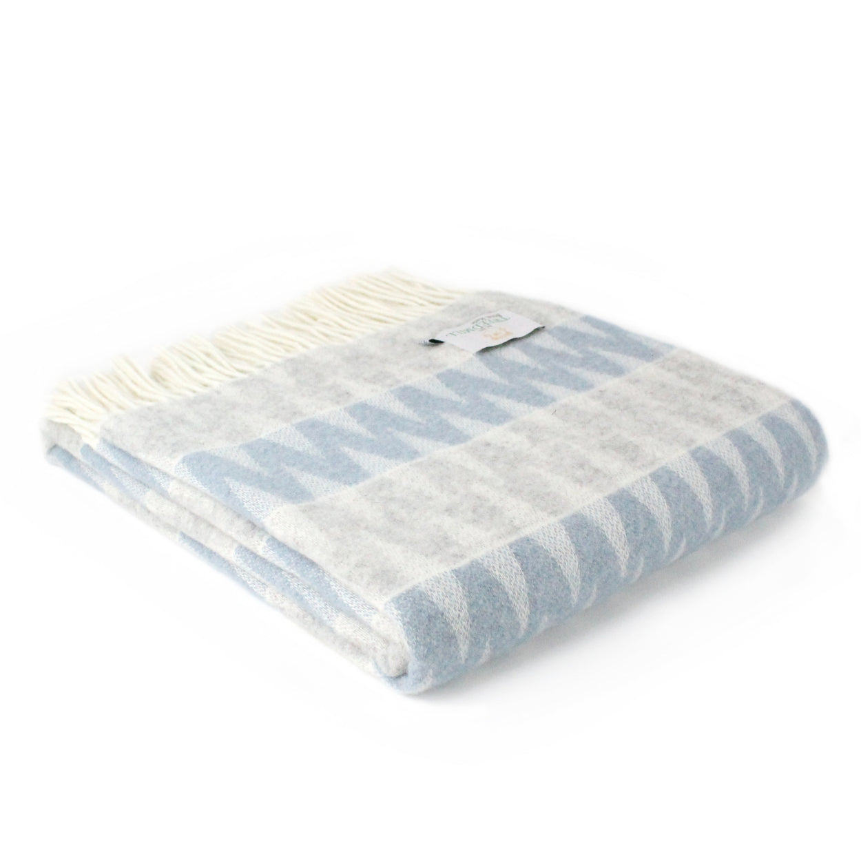 Snowdonia Blue Mist Throw by Tweedmill