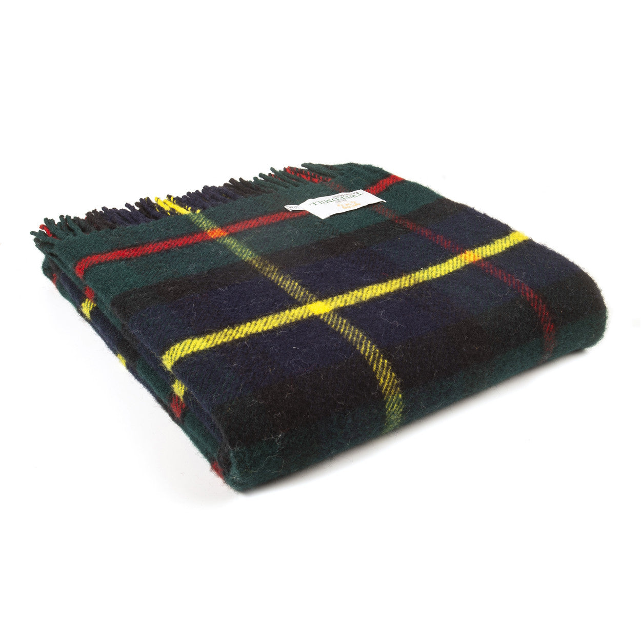 Hunting McLeod Navy Throw By Tweedmill