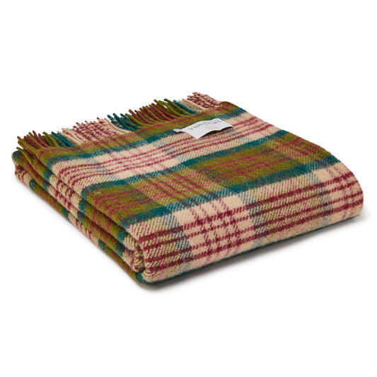 Tartan Thistleberry Throw By Tweedmill