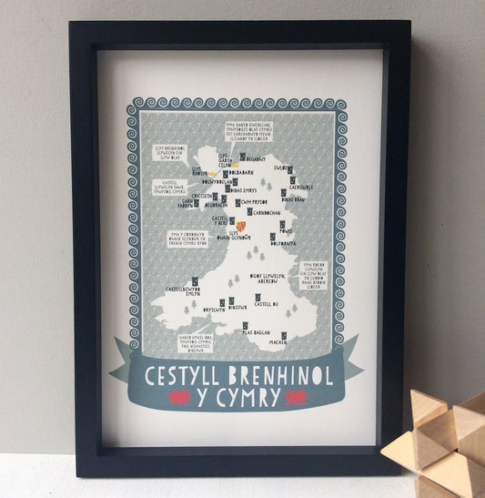 Cestyll Brenhinol Welsh Art Print By Pluen