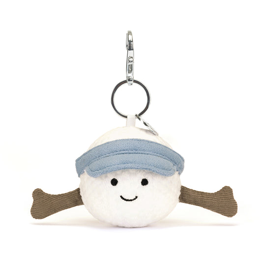 Amuseables Golf Ball Bag Charm by Jellycat