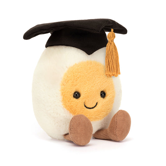 Amuseables Graduation Boiled Egg by Jellycat