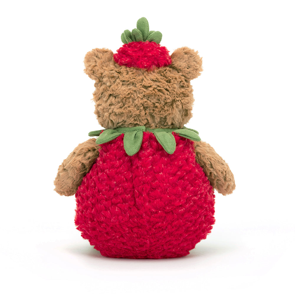 Strawberry Bartholomew Bear by Jellycat