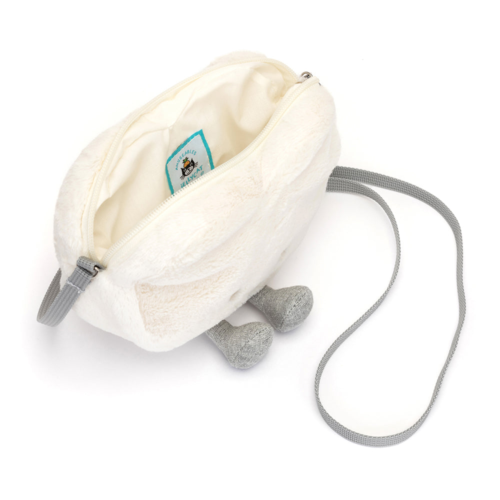 Amuseables Cream Heart Bag by Jellycat