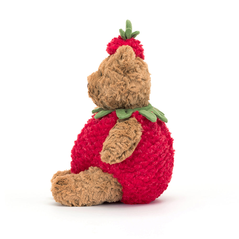 Strawberry Bartholomew Bear by Jellycat