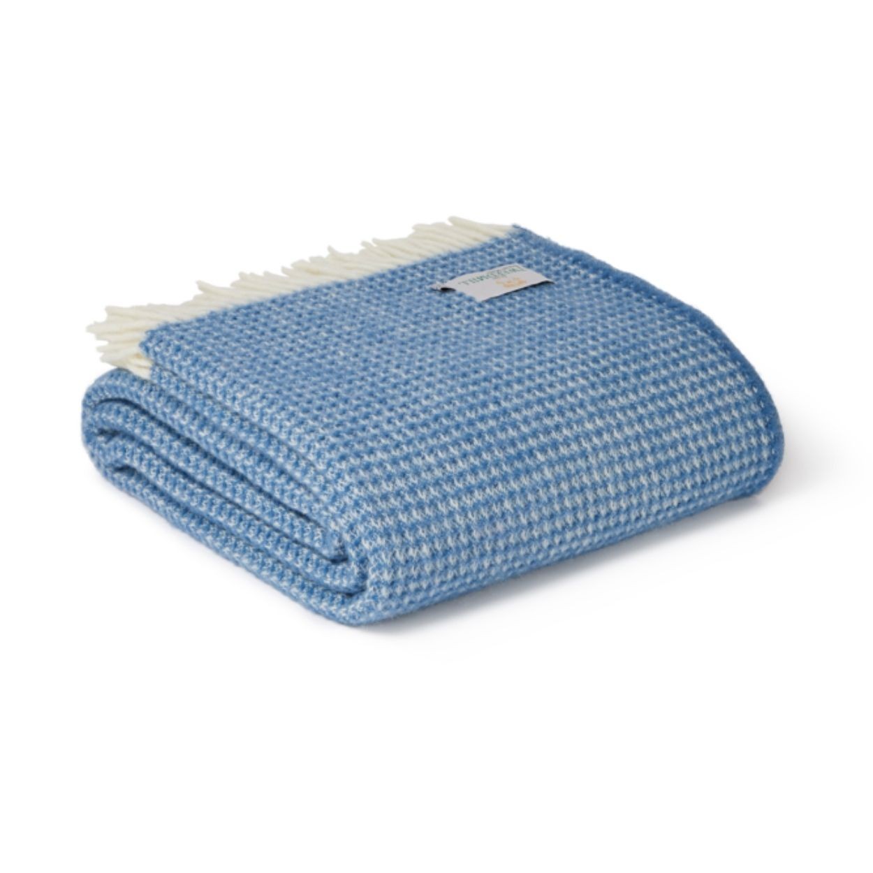 Waffle Blue Jay Throw By Tweedmill
