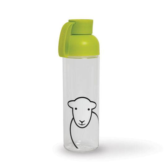 Hello Water Bottle Green