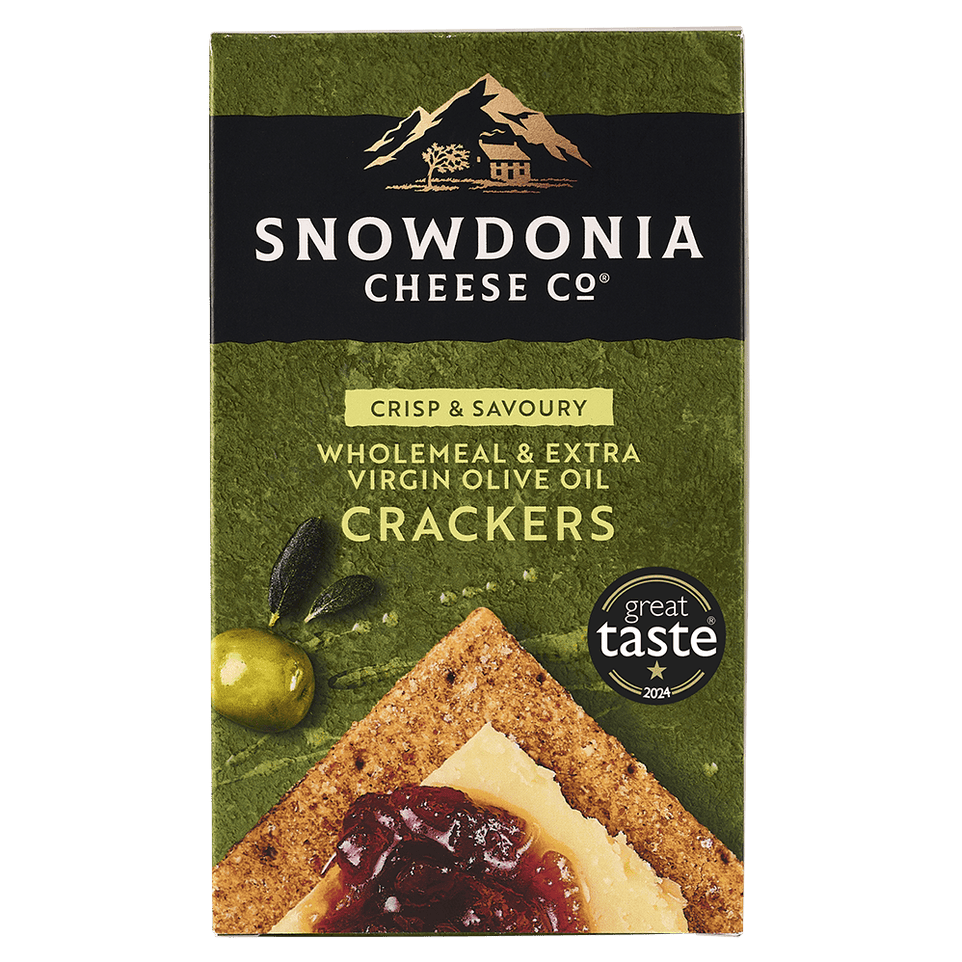 Wholemeal & Extra Virgin Olive Oil Crackers