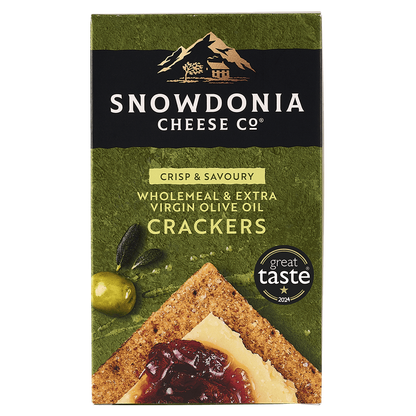 Wholemeal & Extra Virgin Olive Oil Crackers