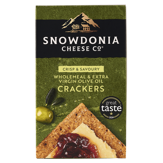 Wholemeal & Extra Virgin Olive Oil Crackers
