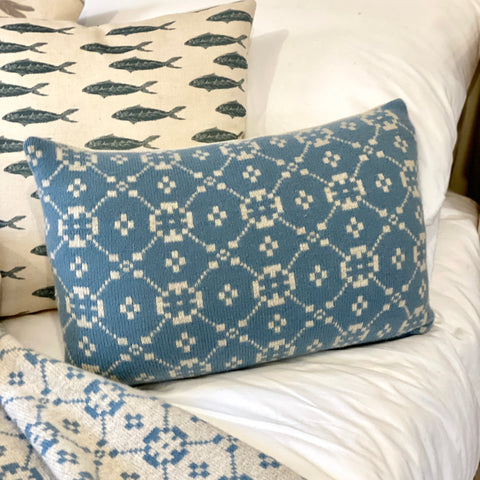 Summer Sea Rectangle Lambswool Cushion