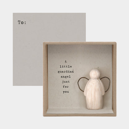 Mini Boxed Guardian Angel For You Card