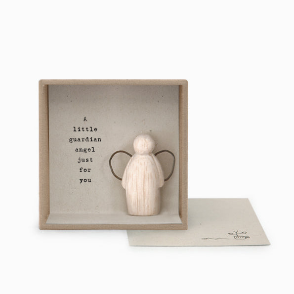 Mini Boxed Guardian Angel For You Card