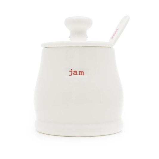 Jam Pot and Spoon by Keith Brymer Jones