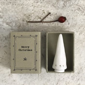 Porcelain Matchbox Christmas Tree