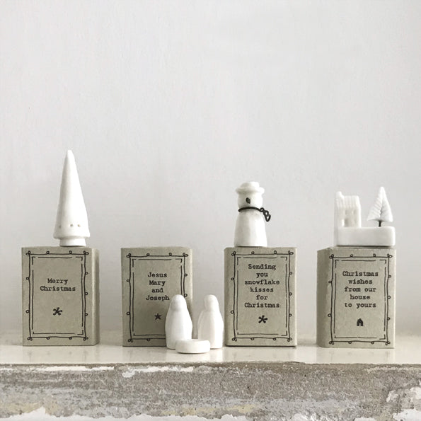 Porcelain Nativity Matchbox