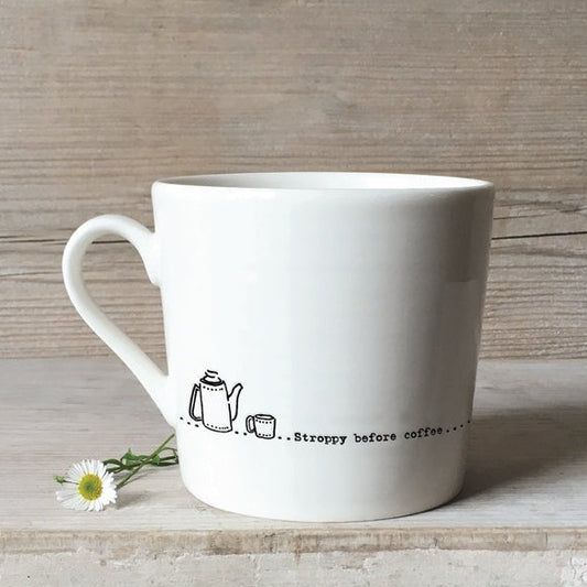 Stroppy Before Coffee Porcelain Mug