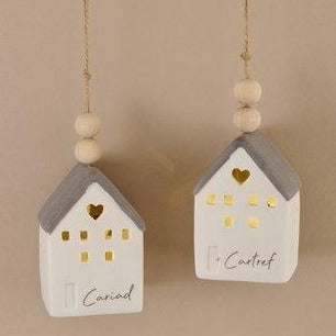 Cartref Light Up House Hanger