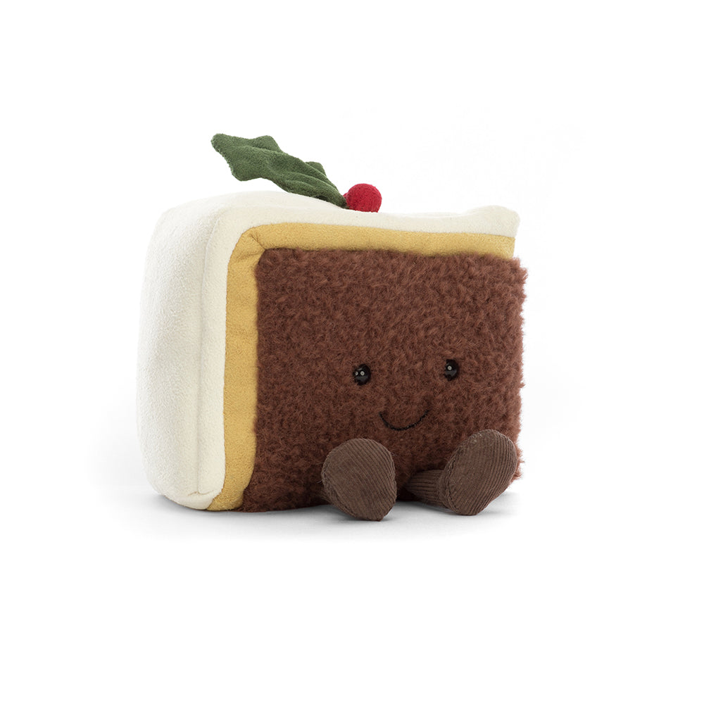 Amuseable Slice Of Christmas Cake by Jellycat