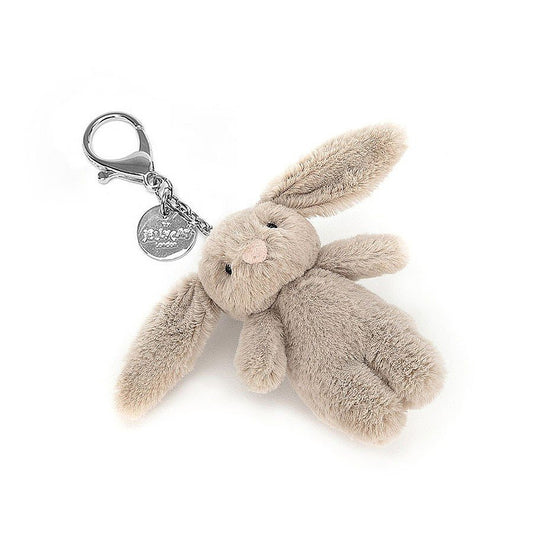 Beige Bashful Bunny Bag Charm by Jellycat