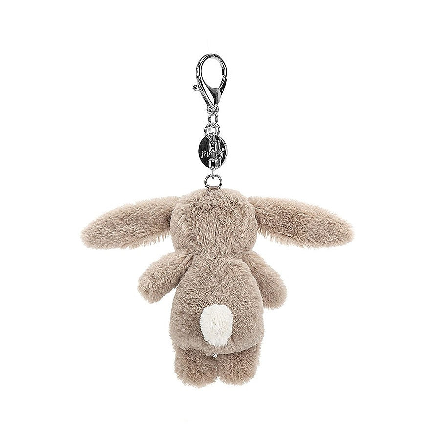 Beige Bashful Bunny Bag Charm by Jellycat